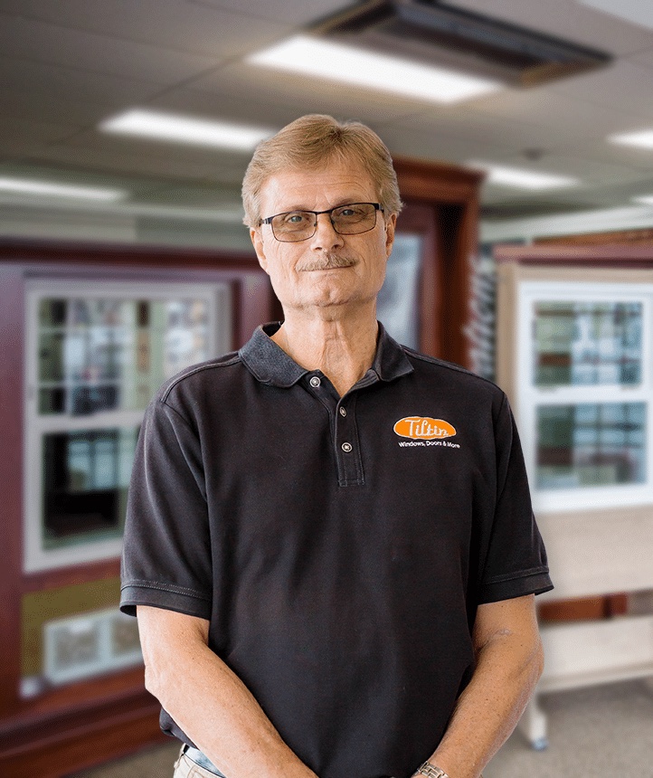 Lee of the Tiltin team in the Milwaukee showroom