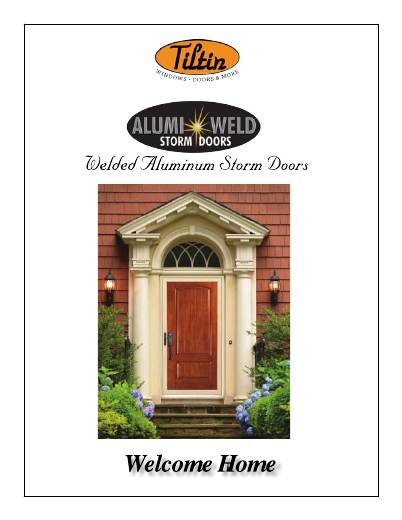 Cover of Aluminum Storm Door Brochure