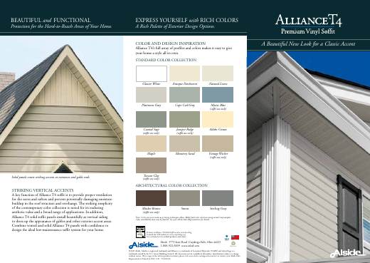 Cover of Alliance T4 Soffit